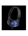 Słuchawki Sony nauszne MDR-ZX310AP (niebieskie) - nr 1