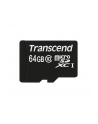 Karta pamięci Transcend microSDXC 64GB Class 10, UHS1 + Adapter (SD 3.0) - nr 1