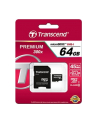 Karta pamięci Transcend microSDXC 64GB Class 10, UHS1 + Adapter (SD 3.0) - nr 34