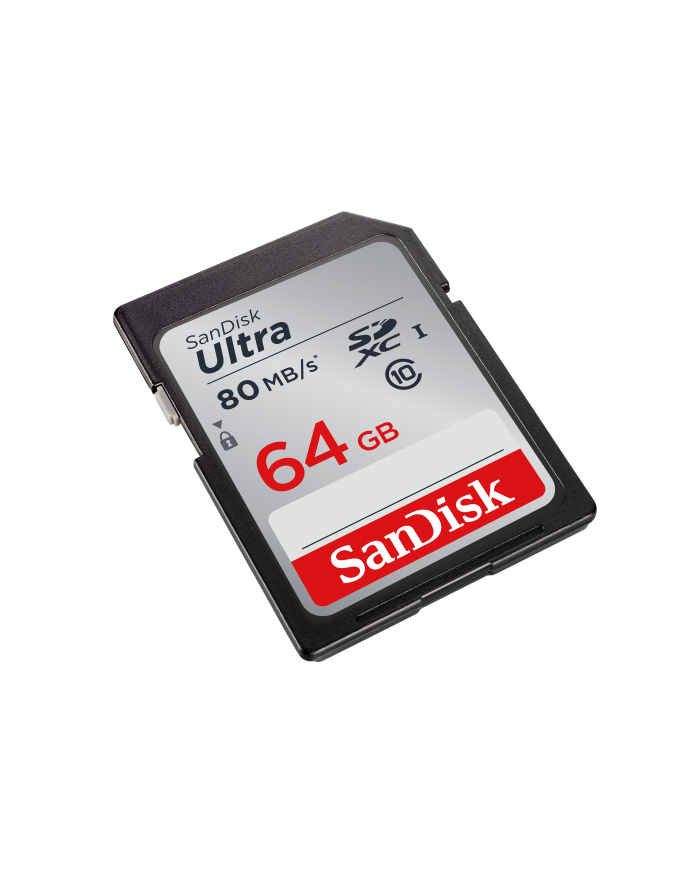 SanDisk karta pamięci Ultra SDXC 64GB Class 10 UHS-I, Odczyt: do 80MB/s główny