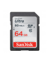 SanDisk karta pamięci Ultra SDXC 64GB Class 10 UHS-I, Odczyt: do 80MB/s - nr 37