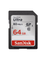 SanDisk karta pamięci Ultra SDXC 64GB Class 10 UHS-I, Odczyt: do 80MB/s - nr 62