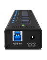 RaidSonic Icy Box 10 x Port USB 3.0 Hub z portem ładowania USB, Czarny - nr 22
