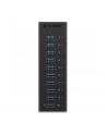 RaidSonic Icy Box 10 x Port USB 3.0 Hub z portem ładowania USB, Czarny - nr 24