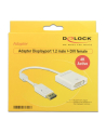 Delock Adapter Displayport 1.2 męski > DVI żeński 4K aktywne biały - nr 9