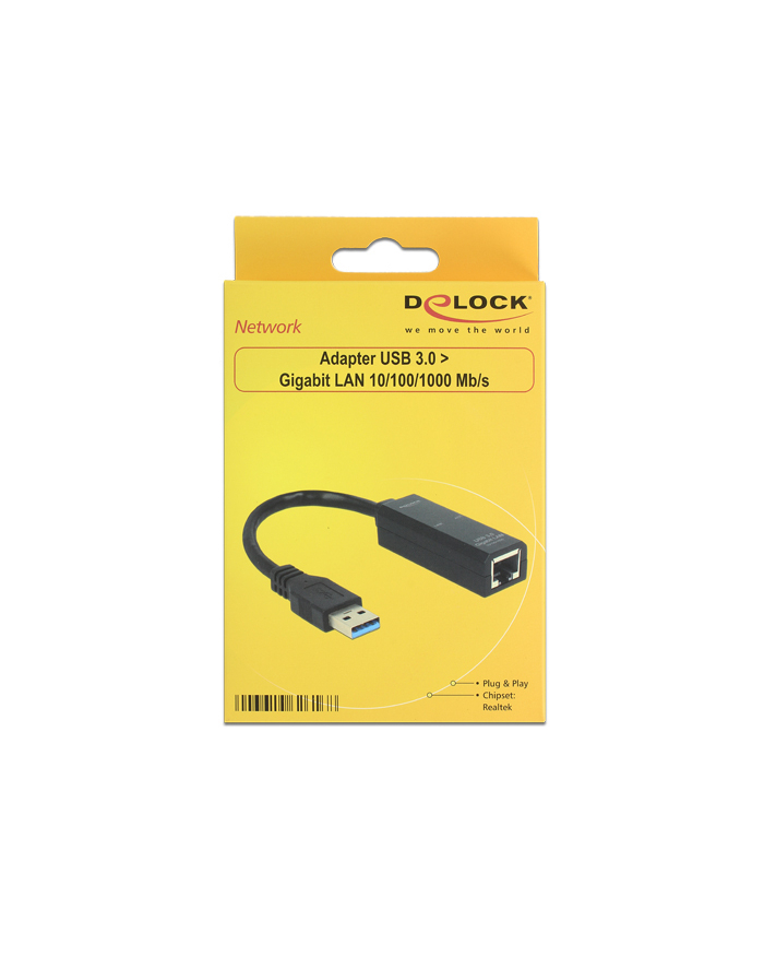 Delock Adapter USB 3.0 > Gigabit LAN 10/100/1000 Mb/s główny