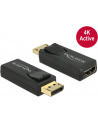 Delock Adapter Displayport 1.2 męski > HDMI żeński 4K aktywne czarny - nr 9