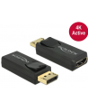 Delock Adapter Displayport 1.2 męski > HDMI żeński 4K aktywne czarny - nr 11