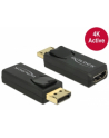 Delock Adapter Displayport 1.2 męski > HDMI żeński 4K aktywne czarny - nr 12
