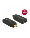 Delock Adapter mini Displayport 1.2 męski > HDMI żeński 4K aktywne czarny - nr 14