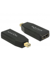 Delock Adapter mini Displayport 1.2 męski > HDMI żeński 4K aktywne czarny - nr 7