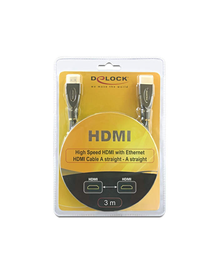 Delock Kabel High Speed HDMI with Ethernet HDMI (AM) > HDMI (AM) 3m Premium główny