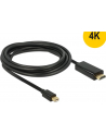 Delock Kabel mini Displayport 1.1 męski > HDMI-A męski 3m, czarny - nr 11
