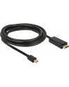 Delock Kabel mini Displayport 1.1 męski > HDMI-A męski 3m, czarny - nr 12