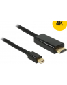 Delock Kabel mini Displayport 1.1 męski > HDMI-A męski 3m, czarny - nr 17