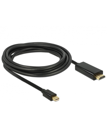 Delock Kabel mini Displayport 1.1 męski > HDMI-A męski 3m, czarny
