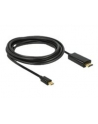 Delock Kabel mini Displayport 1.1 męski > HDMI-A męski 3m, czarny - nr 22