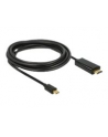 Delock Kabel mini Displayport 1.1 męski > HDMI-A męski 3m, czarny - nr 23