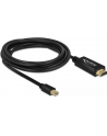 Delock Kabel mini Displayport 1.1 męski > HDMI-A męski 3m, czarny - nr 25