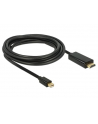 Delock Kabel mini Displayport 1.1 męski > HDMI-A męski 3m, czarny - nr 4
