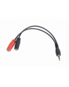 Gembird Adapter Stereo Mini Jack (M) 4-pin -> Mini Jack (F), 20cm, black - nr 12