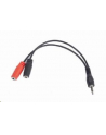Gembird Adapter Stereo Mini Jack (M) 4-pin -> Mini Jack (F), 20cm, black - nr 8