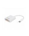 Techly Adapter USB-C 3.1 na DVI M/Ż, biały - nr 1