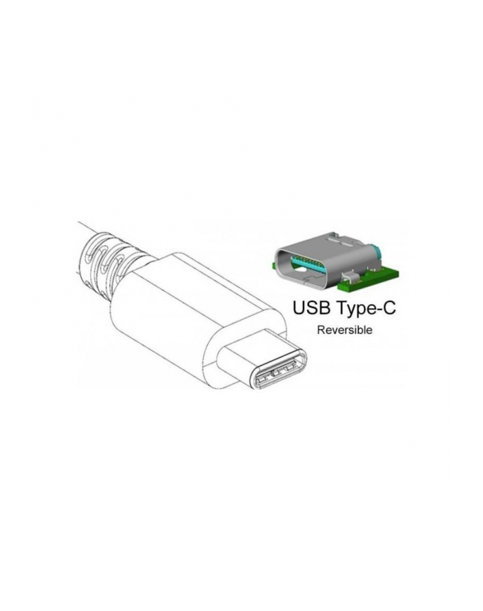 Techly Adapter USB-C 3.1 na DVI M/Ż, biały główny