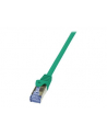 LOGILINK Patchcord Cat.6A 10G S/FTP PIMF PrimeLine 0,5m zielony - nr 7