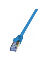 LOGILINK Patchcord Cat.6A 10G S/FTP PIMF PrimeLine 1m niebieski - nr 14