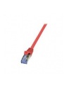 LOGILINK Patchcord Cat.6A 10G S/FTP PIMF PrimeLine 2m czerwony - nr 6