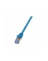 LOGILINK Patchcord Cat.6A 10G S/FTP PIMF PrimeLine 2m niebieski - nr 6