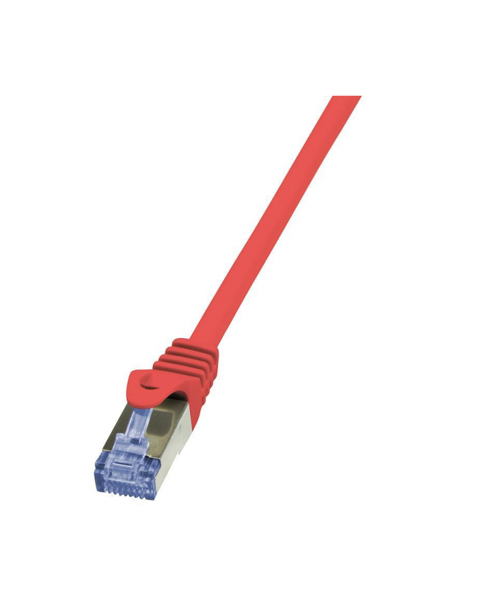 LOGILINK Patchcord Cat.6A 10G S/FTP PIMF PrimeLine 7,5m czerwony główny