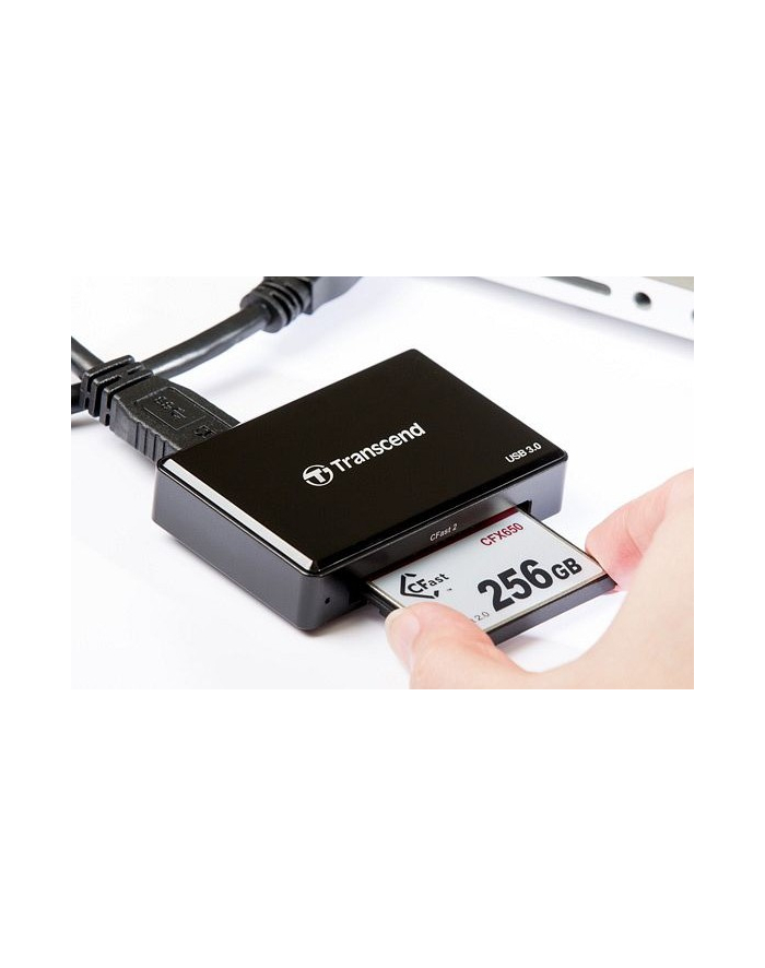 Transcend czytnik kart USB3 Supports CFast 2.0/CFast 1.1/CFast 1.0 Memory Cards główny