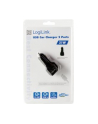 LOGILINK -  Ładowarka samochodowa 2xUSB 12-24V, 21W - nr 23