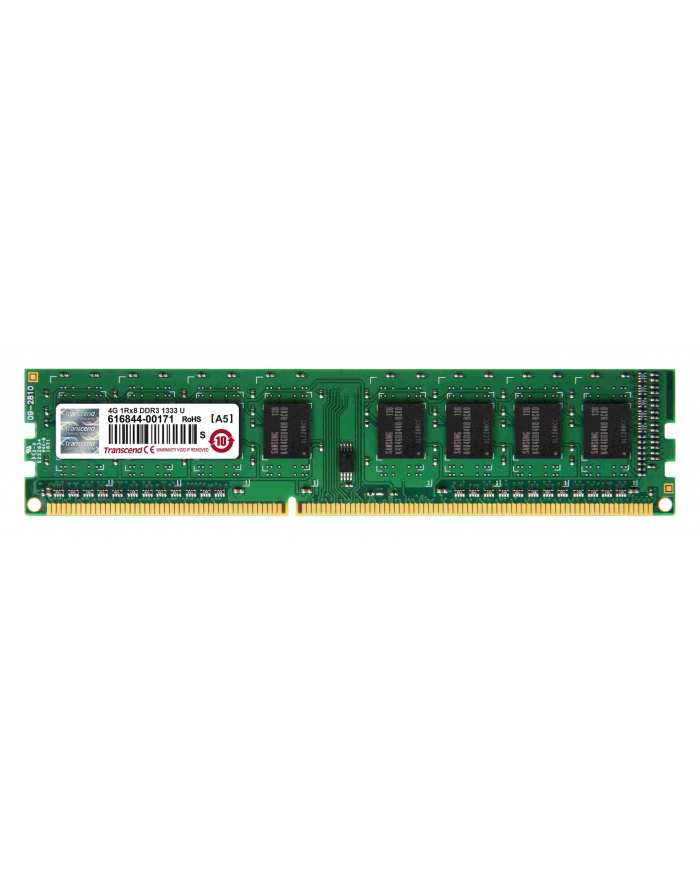 Transcend 4GB DDR3 1333 U-DIMM 1.5V (1Rx8) główny