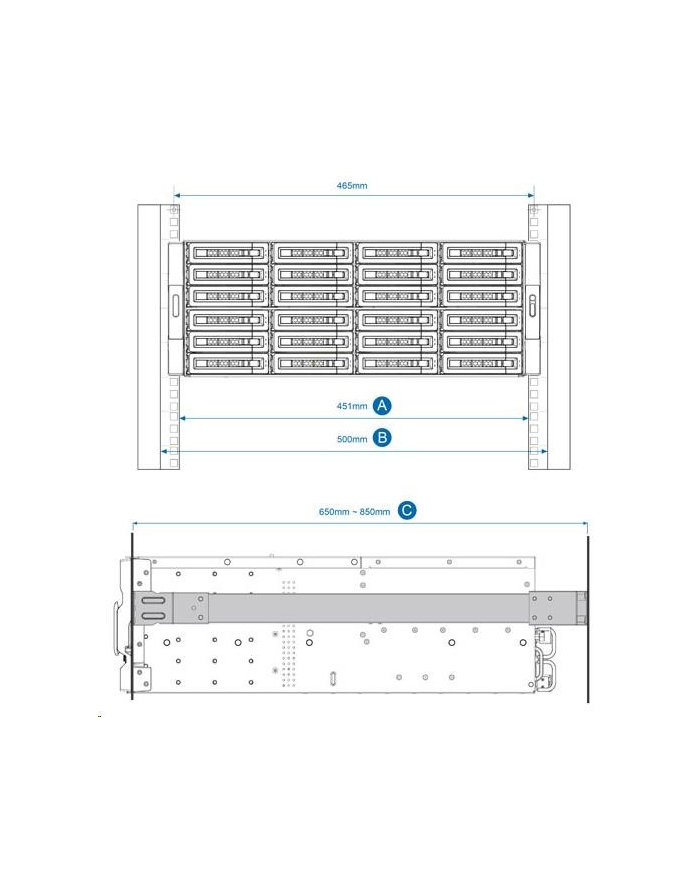 QNAP rail kit for TS-EC2480U-RP główny