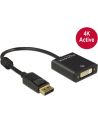 Delock Adapter Displayport 1.2 męski > DVI żeński 4K aktywne czarny - nr 16