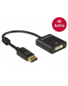 Delock Adapter Displayport 1.2 męski > DVI żeński 4K aktywne czarny - nr 3