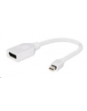 Gembird adapter Displayport mini(M) -> Displayport(F), biały, na kablu 10cm - nr 5