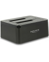 Delock Podwójna stacja dokująca SATA HDD > USB 3.0 z funkcją klonowania - nr 46