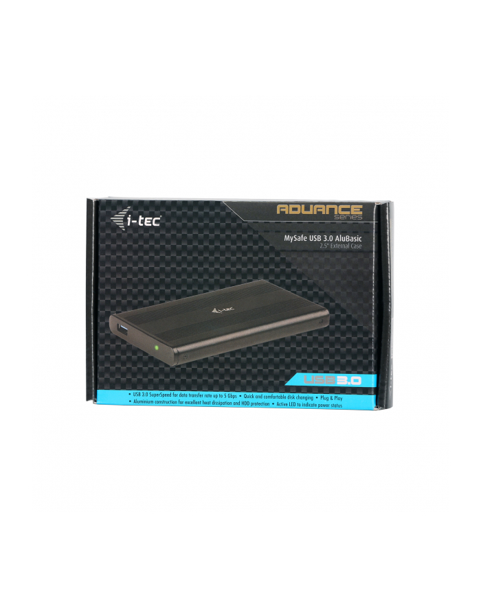 iTec i-tec MYSAFE Advance 2,5'' USB 3.0 - Obudowa na przenośny dysk twardy główny