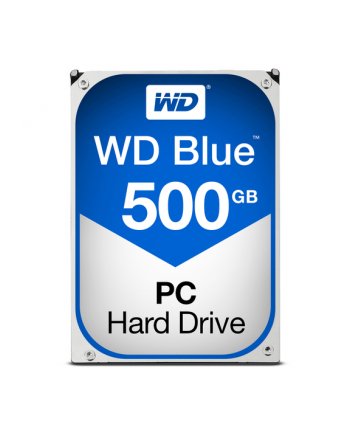 Western Digital Dysk twardy WD Blue, 3.5'', 500GB, SATA/600, 5400RPM, 64MB cache