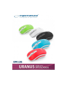 ESPERANZA EM126EK Bezprzewodowa Mysz Optyczna USB|NANO Odbiornik 2,4 GHz|URANUS - nr 2