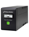 Power Walker UPS Line-Interactive 600VA 2x SCHUKO, PURE SINE, RJ11/RJ45,USB,LCD - nr 13