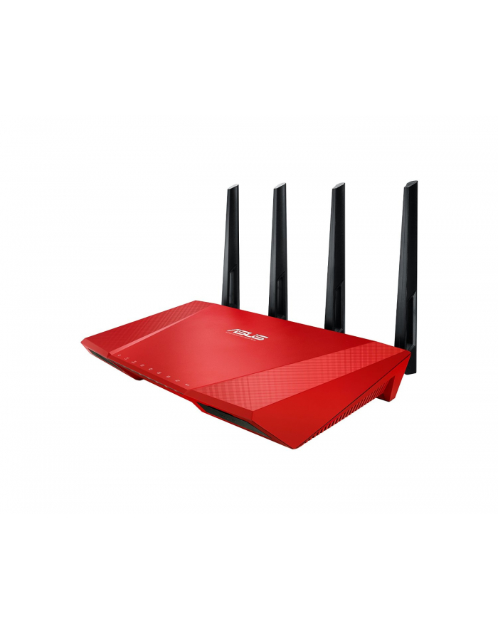 Asus RT-AC87U Wireless AC2400 Dual-band Gigabit Router Czerwony główny