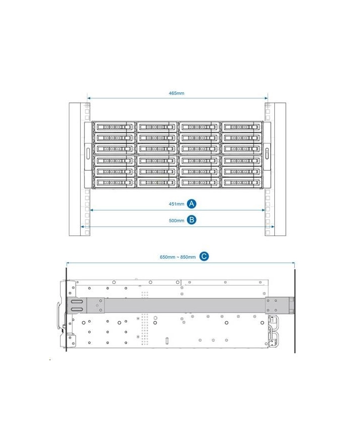 QNAP rail kit for TS-EC2480U-RP główny