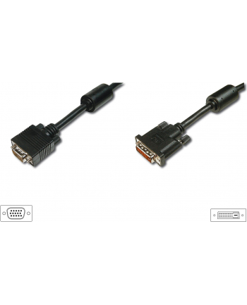 ASSMANN KABEL DO MONITORA DVI(24+5) - HD15 M/M 2M AK-320300-020-S