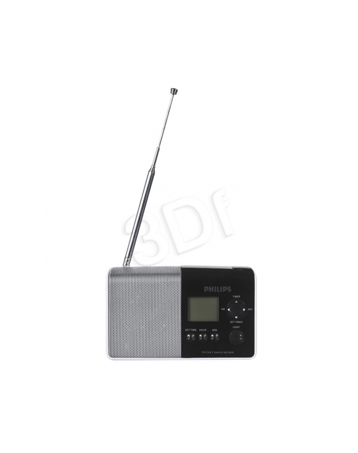 Radio przenośne Philips AE1850/00 (FM MW Czarno-srebrno-biały) główny