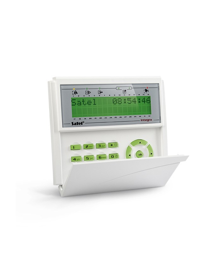 SATEL Integra INT-KLCD-GR Manipulator LCD (zielone podświetlenie) główny